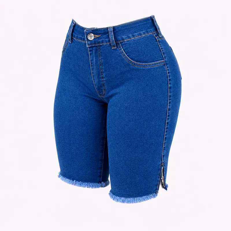 Bermuda jeans feminina